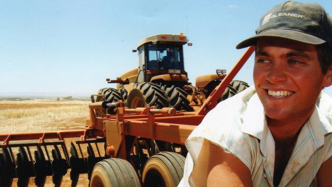 Andrew Harrison died at the age of 38 while fighting a paddock fire on a neighbour’s farm. Picture: Supplied by family