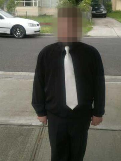 An image of accused Princes Park killer Jaymes Todd as a child.