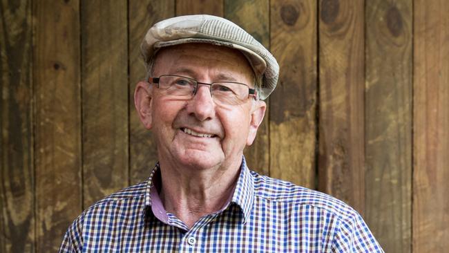 Hall Of Famer Ron Quinton at his stables in Randwick. Picture By Ryan Osland / The Australian