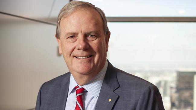 Peter Costello had trouble filling in paper work for a relative’s application for aged care services. Picture: Eamon Gallagher.