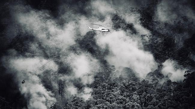 Bob Brown Foundation has called for an urgent immediate inquiry into a fire in the Styx Valley currently being attended to. Photo: Bob Brown Foundation