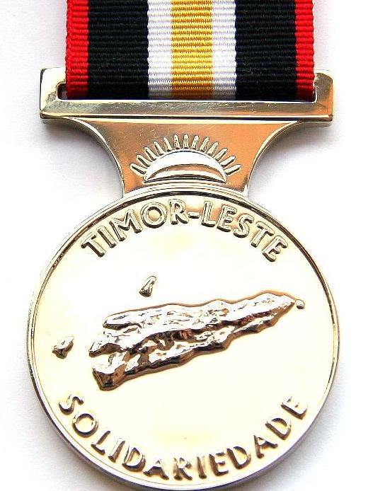 Timor-Leste Solidarity Medal. Picture: Department of Defence.