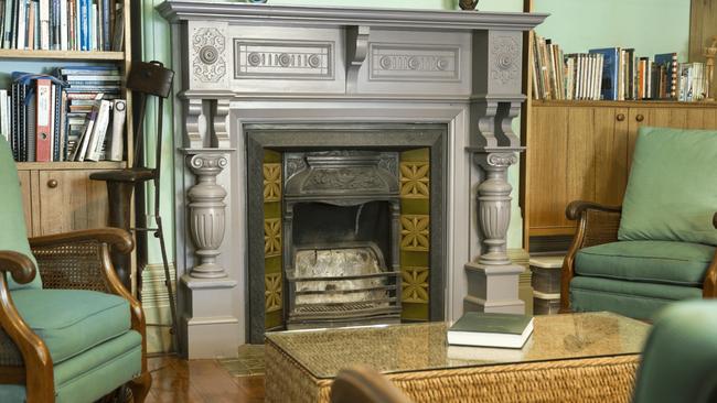 The former period fireplace at the now-demolished Seymour Rd home.