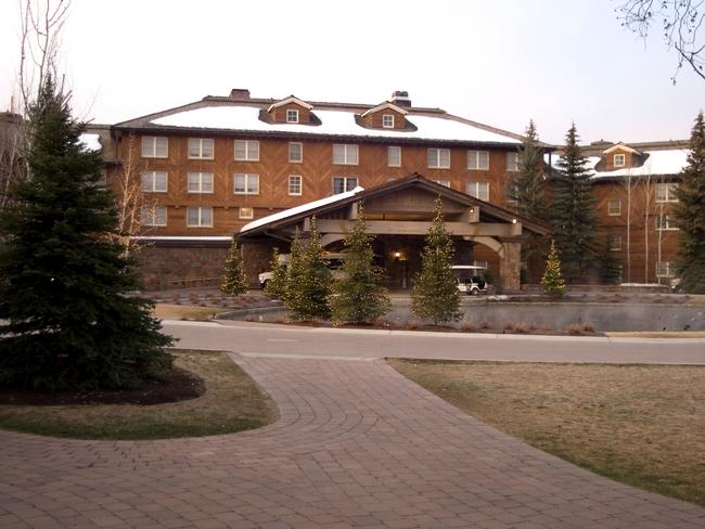 Dawn breaks over world-famous Sun Valley Lodge in Idaho. Picture: iStock