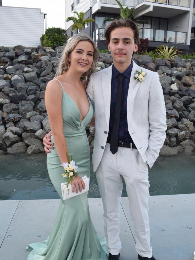 Casey Roberts and Callum Lenke at the Proserpine State High School formal. Picture: Elyse Wurm