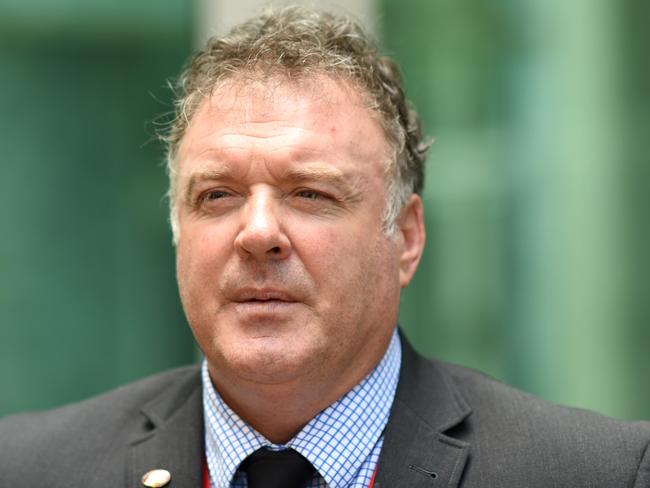 Pauline Hanson says One Nation senator Rod Culleton is not a team player. Picture: AAP Image/Lukas Coch