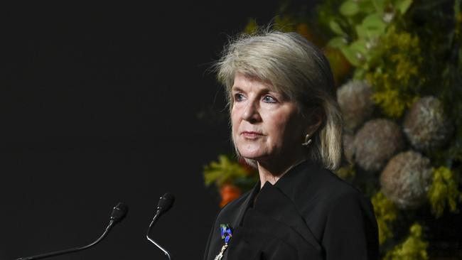 Former Australian foreign minister Julie Bishop. Picture: NewsWire / Martin Ollman