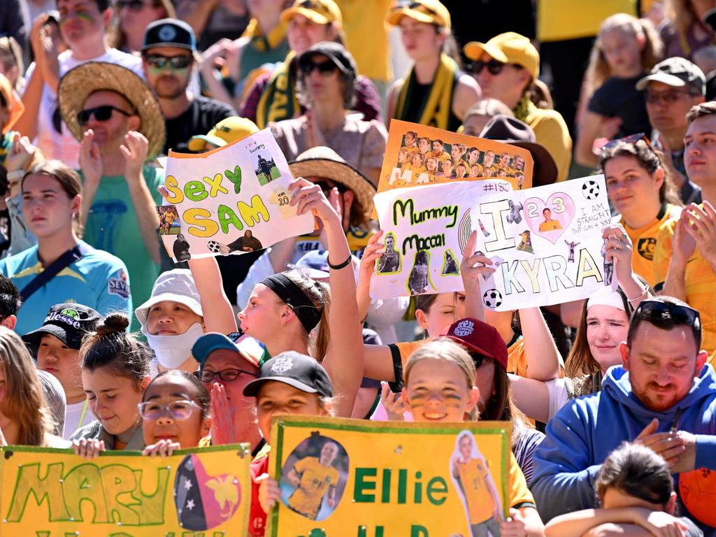 Thousands of fans turned out in Brisbane on Sunday. Picture: Bradley Kanaris/Getty Images