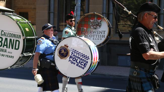 TasPride pride march Hobart 2025. Picture: Elise Kaine