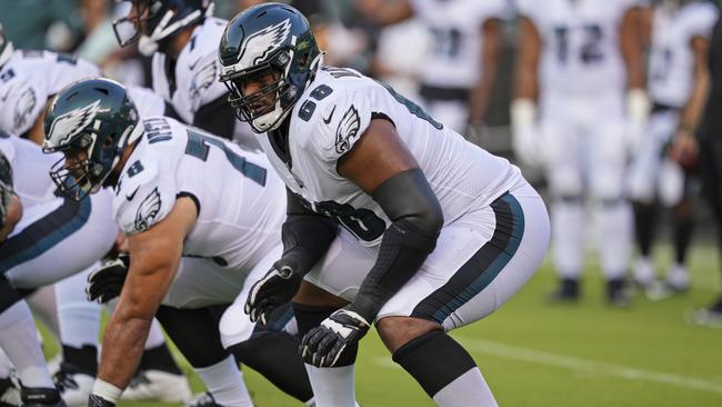 Jordan Mailata is living the dream with the Philadelphia Eagles. Picture: Andy Lewis/Icon Sportswire via Getty Images