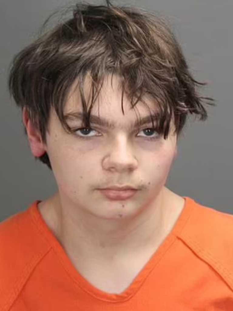 Ethan Crumbley’s mug shot. Picture: Oakland County Sheriff's Office
