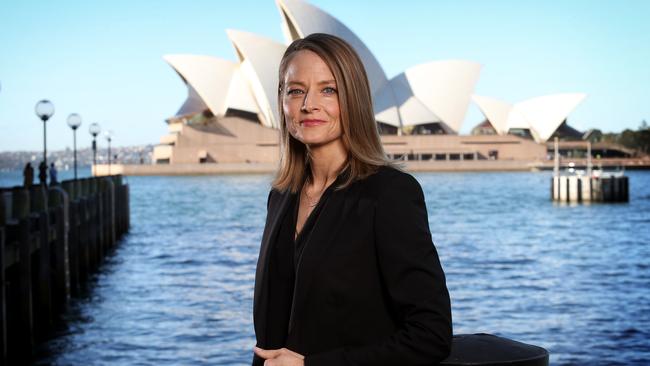 Pictured at The Rocks in Sydney is actress and director Jodie Foster. Jodie is in Sydney to promote her latest film Money Monsters.Picture: Richard Dobson