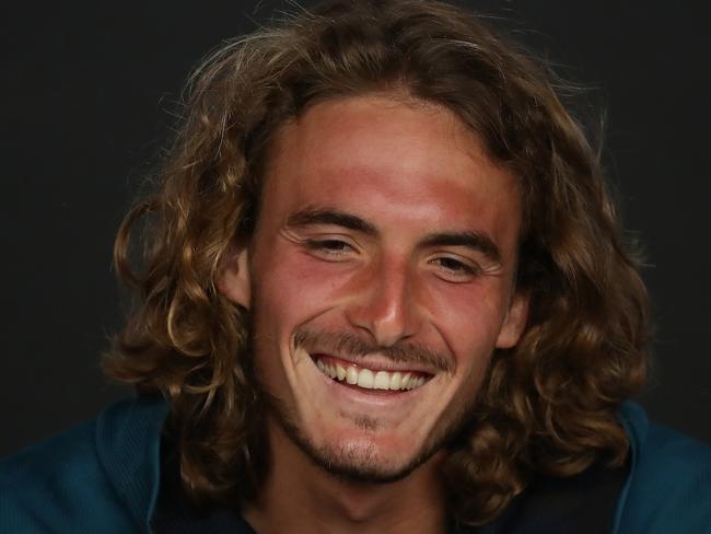 Stefanos Tsitsipas has quickly become a Melbourne favourite. 