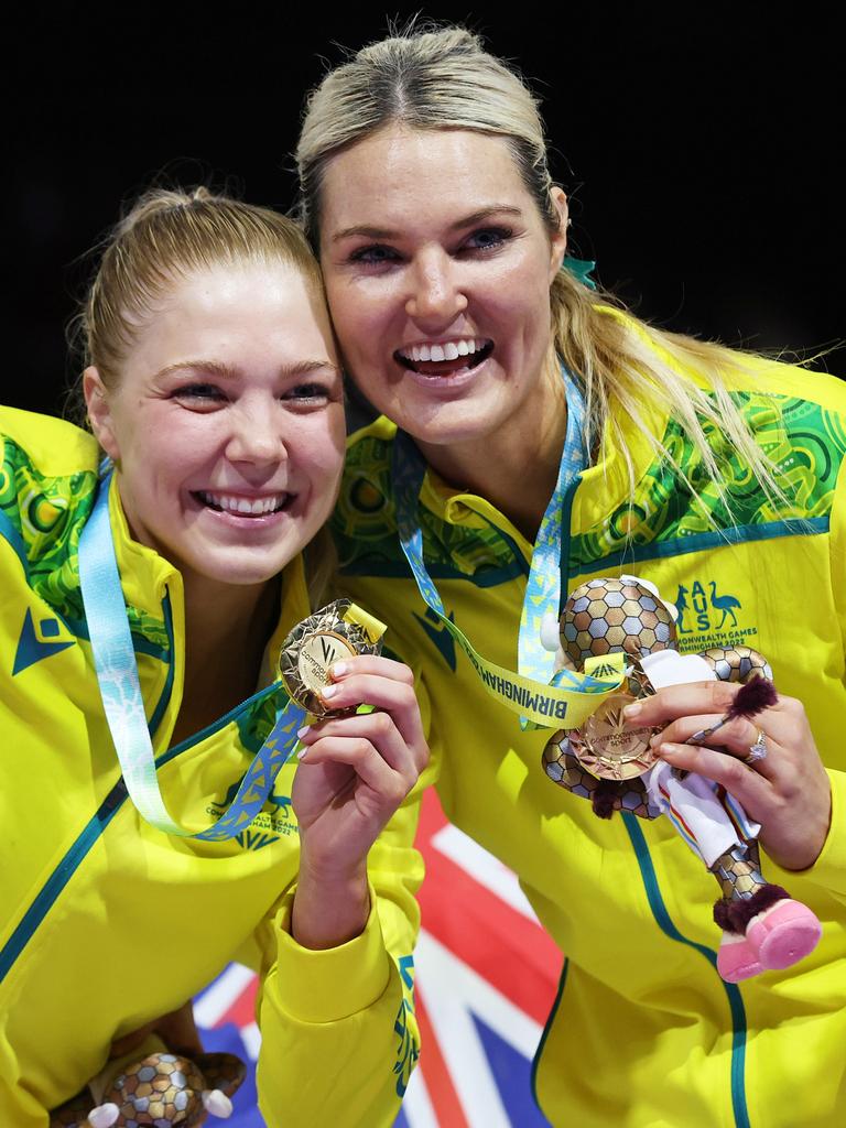 Our netballers are back on top. Picture: Stephen Pond/Getty