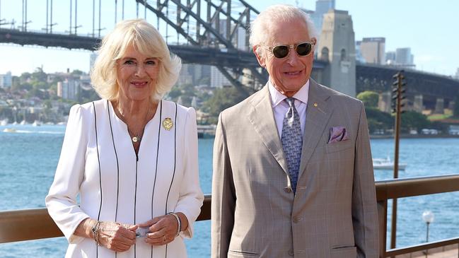 Queen Camilla and King Charles during their recent visit to Australia. Picture: Getty Images