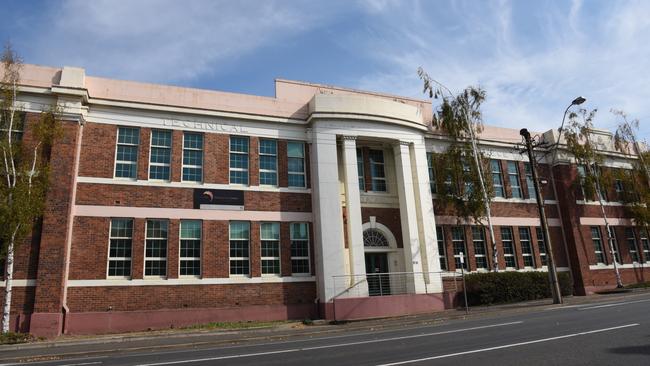 The historic TasTAFE campus at 10-16 Wellington St, Launceston, is set for a $50m redevelopment into a luxury mixed-use precinct. Picture: Alex Treacy