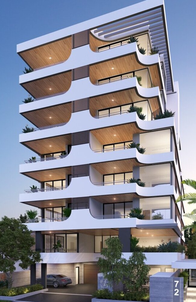 Inside the Alta Vista residential complex, Wynnum's "tallest tower".