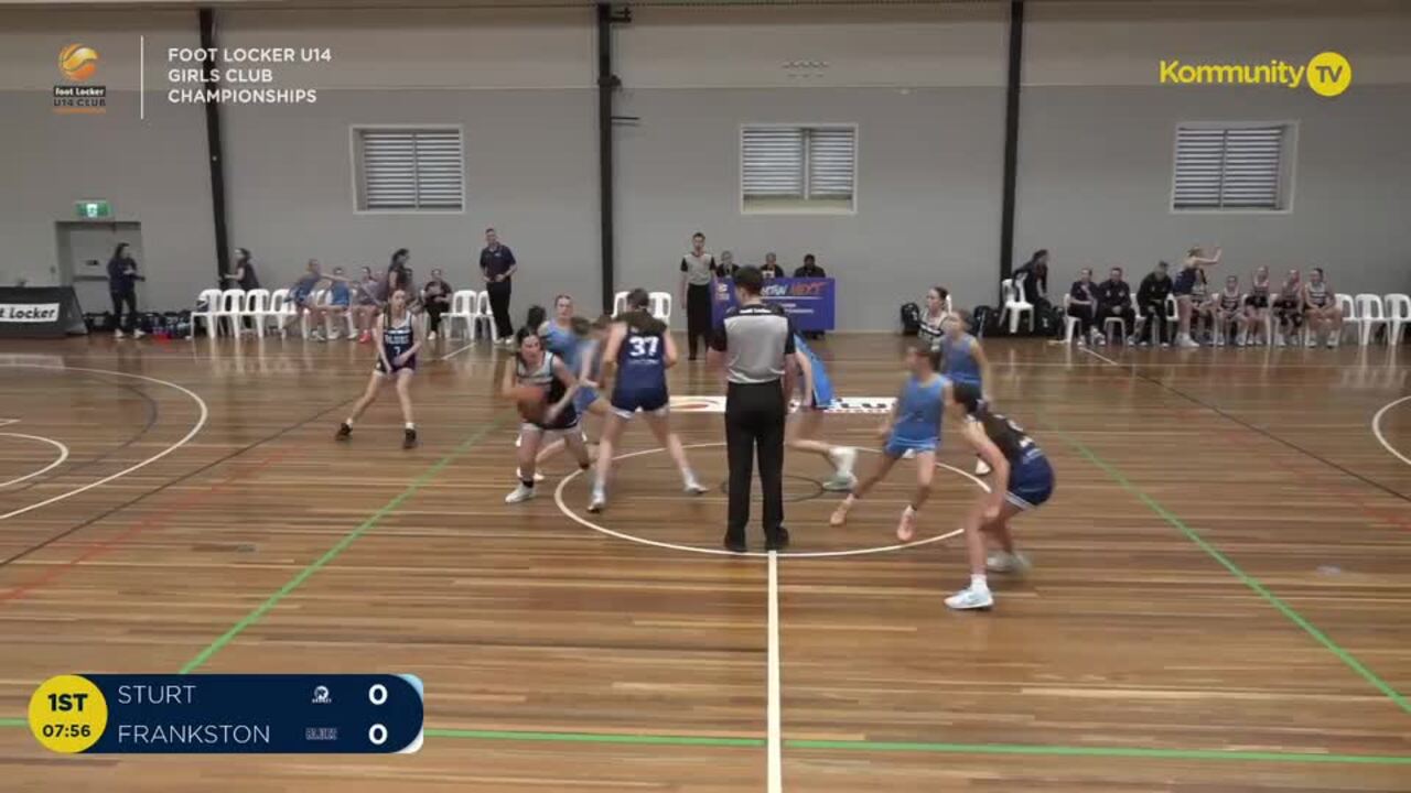 Replay: Sturt Sabres v Frankston Blues (Girls) - 2024 Basketball Australia U14 Club  Championships Day 1