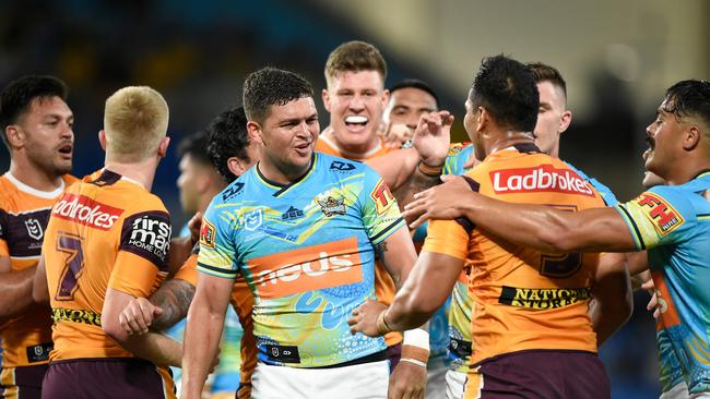 Ashley Taylor was a standout for the Titans against his old club and finally looks back to his best. Picture: Getty Images.