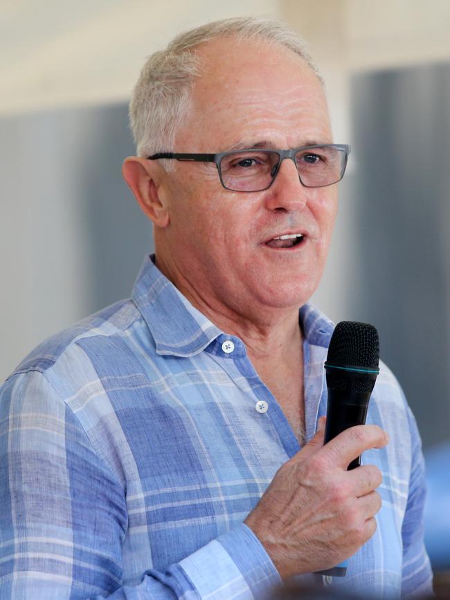 Former prime minister Malcolm Turnbull. Picture: Richard Dobson