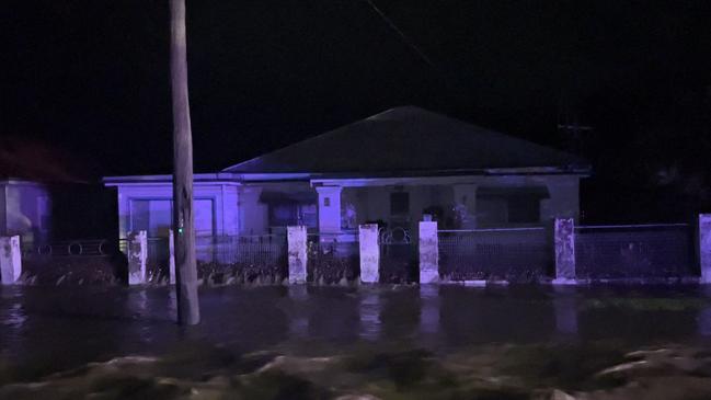 Graham Wilson’s parents home during flash flooding on Monday morning.