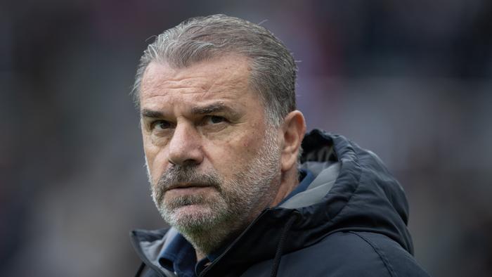 NEWCASTLE UPON TYNE, ENGLAND - SEPTEMBER 1: Tottenham Hotspur manager Ange Postecoglou during the Premier League match between Newcastle United FC and Tottenham Hotspur FC at St James' Park on September 1, 2024 in Newcastle upon Tyne, England. (Photo by Visionhaus/Getty Images)