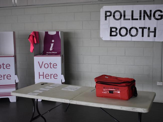 Mackay state election generic voting booth