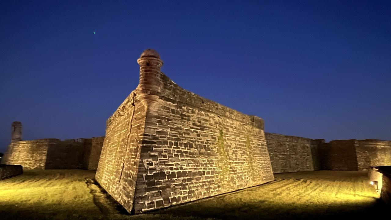 The seventeenth century Castillo de San Marcos dominates St Augustine. Picture: Benedict Brook/news.com.au