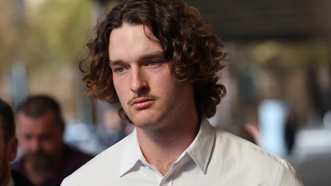 Jake Frederick Stock outside the Adelaide District Court after the hearing. NCA NewsWire / David Mariuz