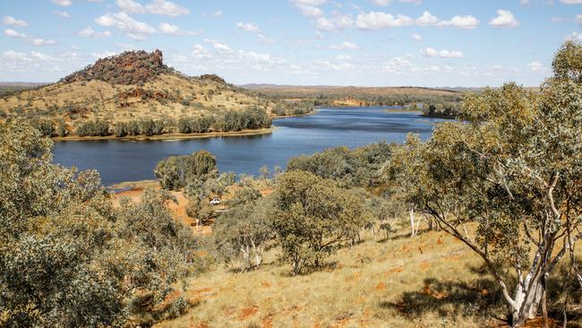 Chinaman Creek Dam was closed for filming of water challenges. Picture: Tourism and Events Queensland/Anne Hartung Photography