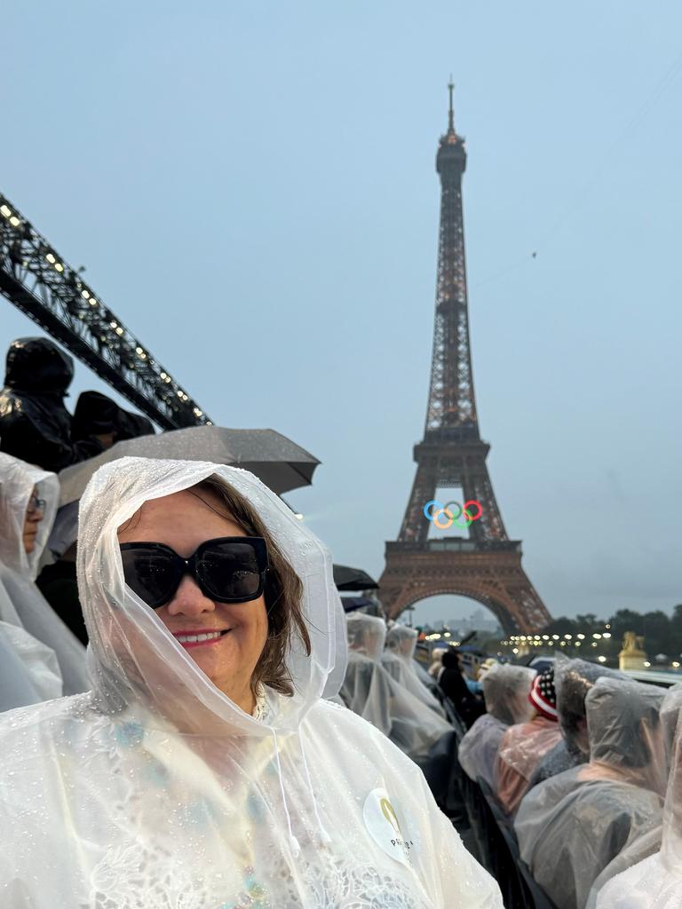 Gina Rinehart at the opening ceremony.