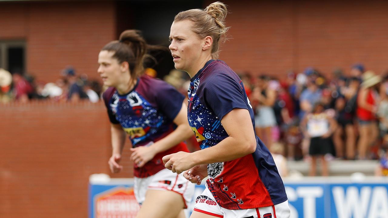 Maddison Gay completing her warm-up. Picture: Getty Images