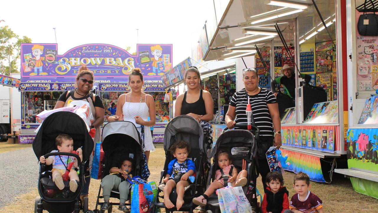 BUNDY SHOW 2021: Connor Chambers, Taiz Fisher, Trai Seeds, Katahliah Gentles, Trayden Fisher-Slegers and Zaidyn Fisher-Slegers from Jukanyula Playgroup at the show.