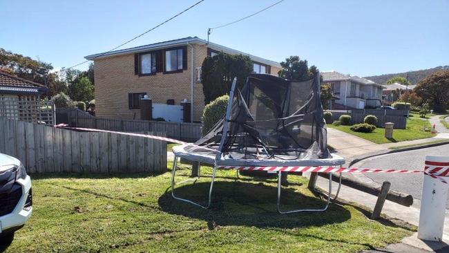 Windy weather wreaking havoc in the Clarence municipality. Image: Clarence City Council.