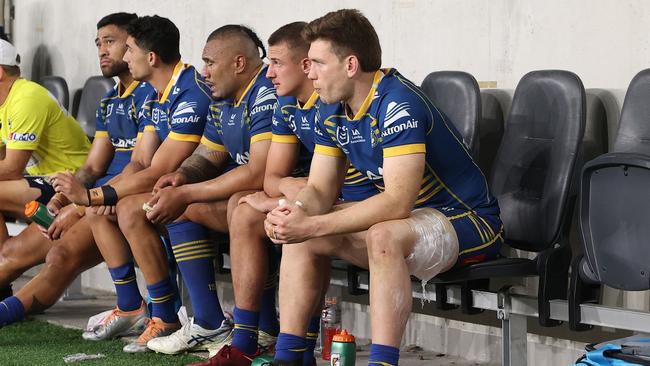 Tom Opacic has had his hamstring on ice for three days in a bid to play this Friday. Picture; Mark Kolbe/Getty Images