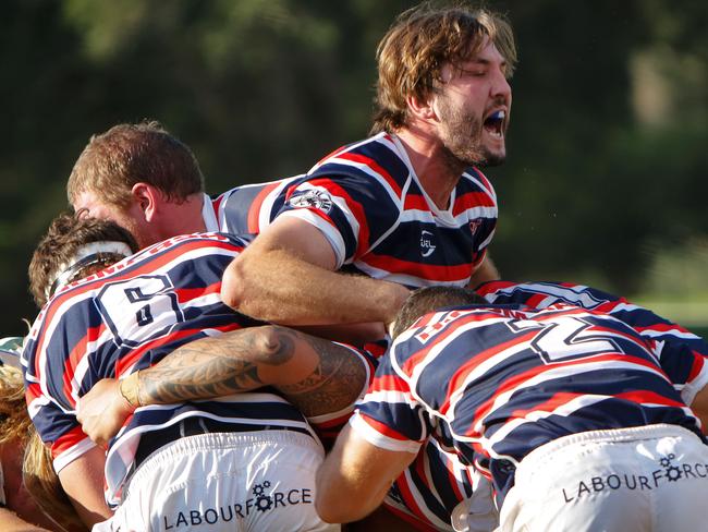 Easts Rugby took on Warringah Rats at Woollahra Oval on Good Friday. Picture: Seiser
