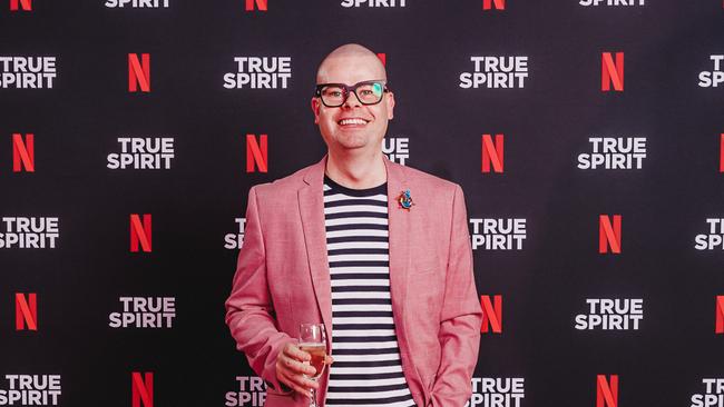Ben Zabel at the True Spirit Netflix global premiere at Brisbane Powerhouse. Picture: Adam Shaw