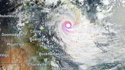 Authorities have issued a frank warning to communities in North Queensland as Tropical Cyclone Jasper inches closer and closer to making landfall. Picture: Bueau of Meteorology