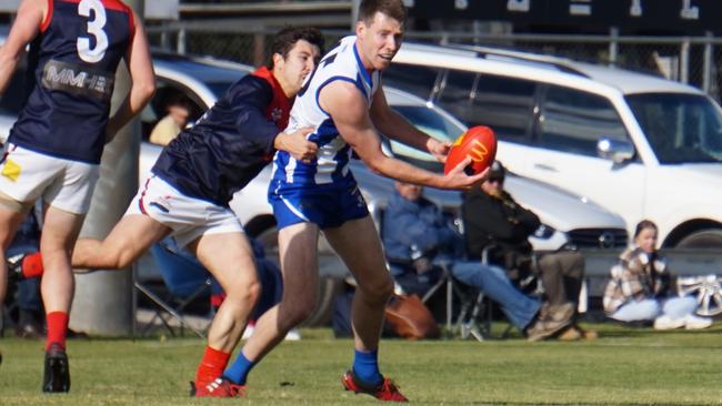 Ouyen United's Dallas Willsmore continues to be one of the best in the Sunraysia league. Picture: Michael DiFabrizio