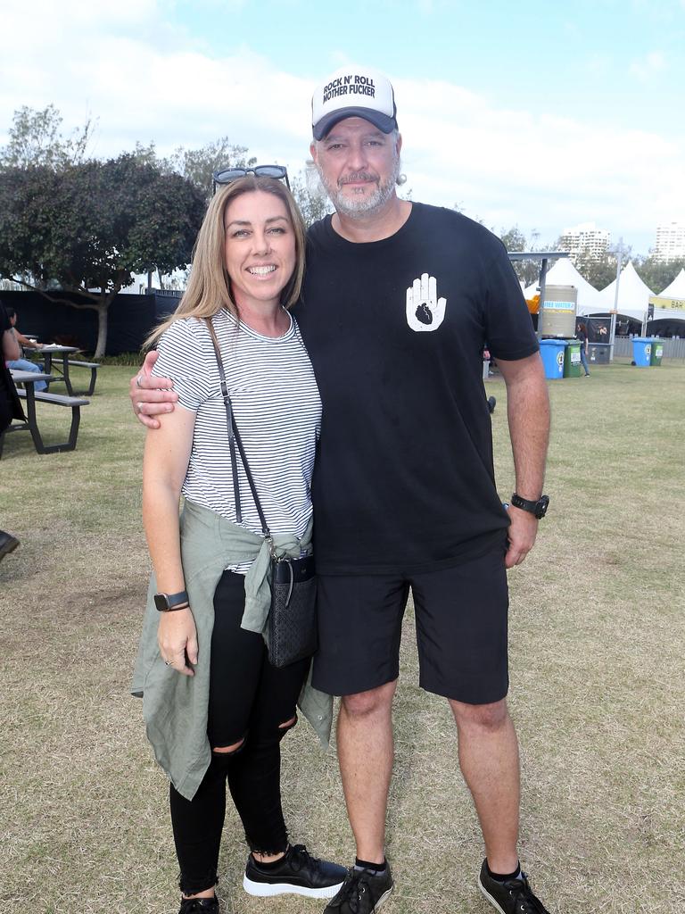 Tim and Deanne Lugton at the Smashing Pumpkins Concert. Picture: Richard Gosling