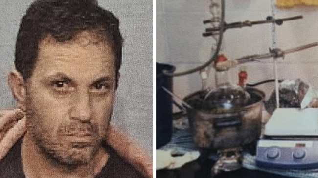 Bassim Abdul Karim, 51, pleaded guilty to manufacturing about 60g of meth out of his Old Erowal Bay home, near Jervis Bay, following a NSW Police raid in June 2021.