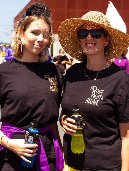 Lily Brudenell and Emily Brudenell 2023 Bundaberg Relay for Life.