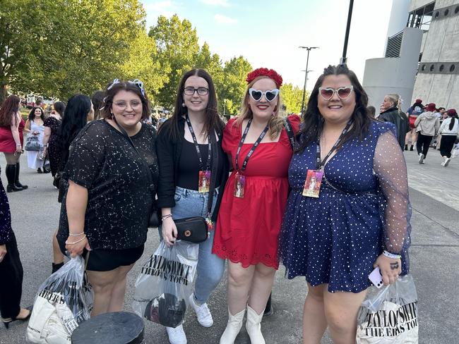 Victoria Singh, Gemma Enever, Jessica Walmsley and Lauren Greenway