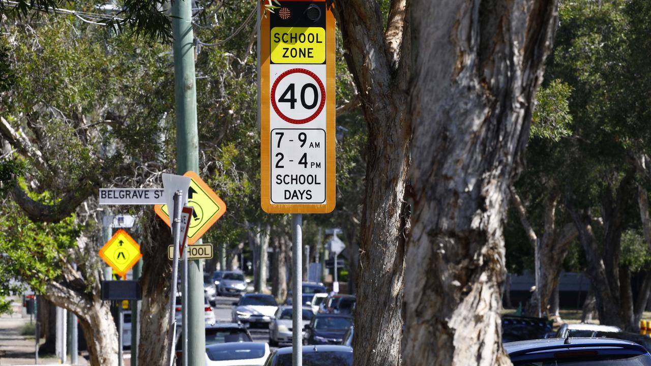 Officers will continue to undertake speed enforcement duties at the Peppermint Grove school zone. Picture: NCA NewsWire/Tertius Pickard