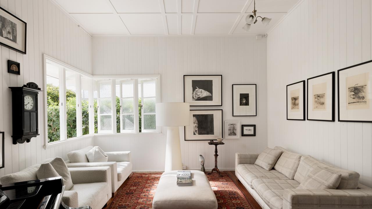 The home is set over three lots