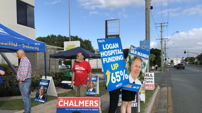 Pre-polling starts at Beenleigh this morning. PHOTO: JUDITH KERR 