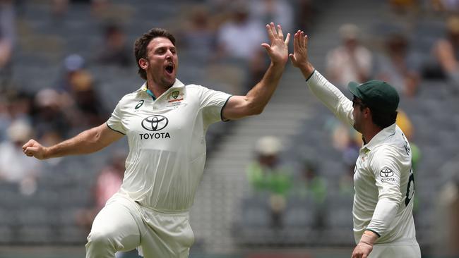 Mitchell Marsh will be laughing all the way to the bank if he can build on his brilliant 2023. Picture: Getty