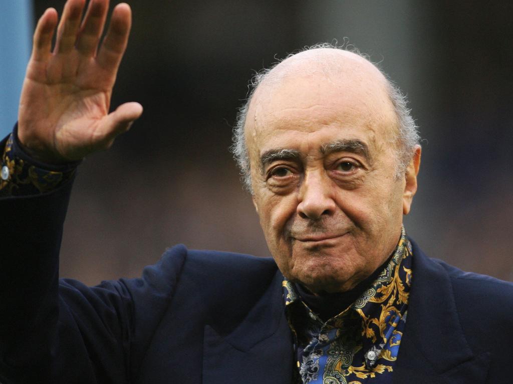 Mohamed Al-Fayed, a controversial billionaire and the father of Dodi who was killed along with Princess Diana in 1997, has died aged 94, his family said in a statement. Picture: CHRIS RATCLIFFE / AFP