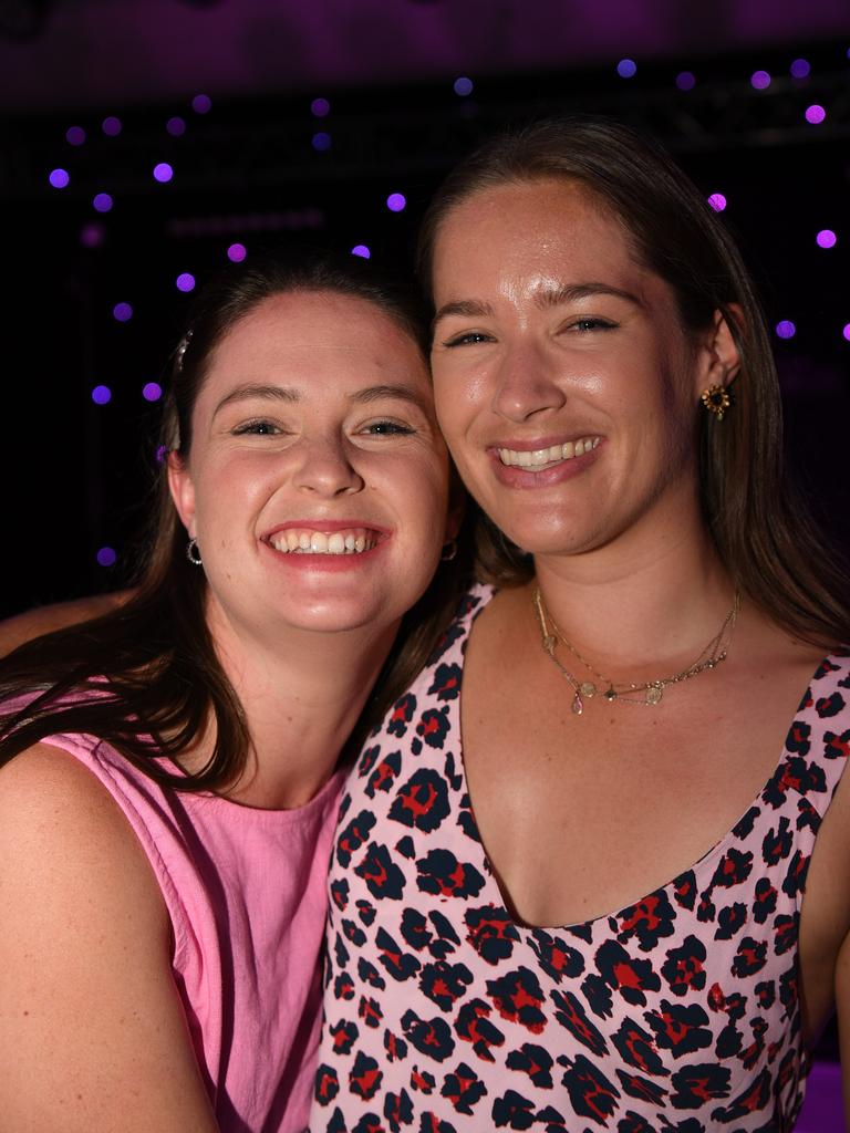 Gina Barker and Sophie Walkington at Darwin Ladies Day. Picture: (A)manda Parkinson