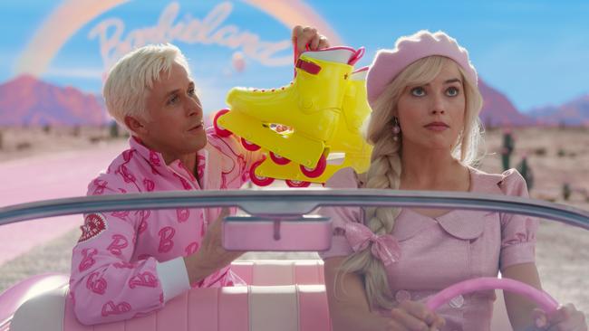 Barbie and Ken travel out of Barbieland.